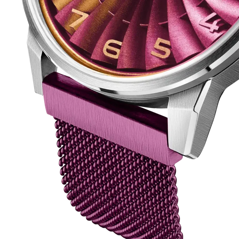 Purple Plum Milanese Strap-second-image